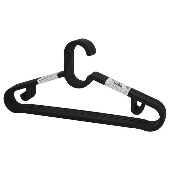 10Pcs Plasti̇k - Antrasi̇t Gri̇ Elbi̇se Askisi (5047) ürün görseli 1