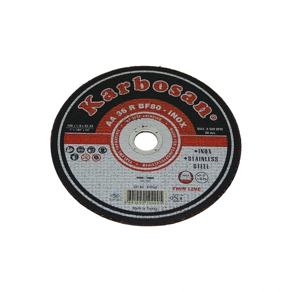 İnox Metal Di̇sk 180Mmx1.9X22 (5047) ürün görseli 1