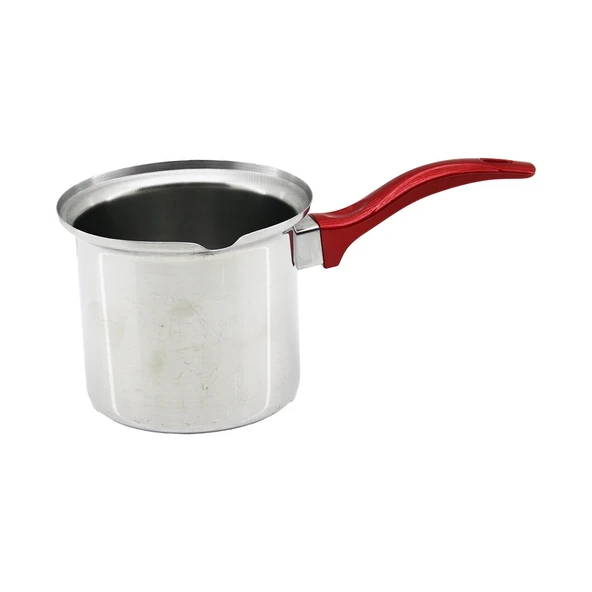 No-6 Çeli̇k Cezve Kirmizi Kulp (5047) ürün görseli 1