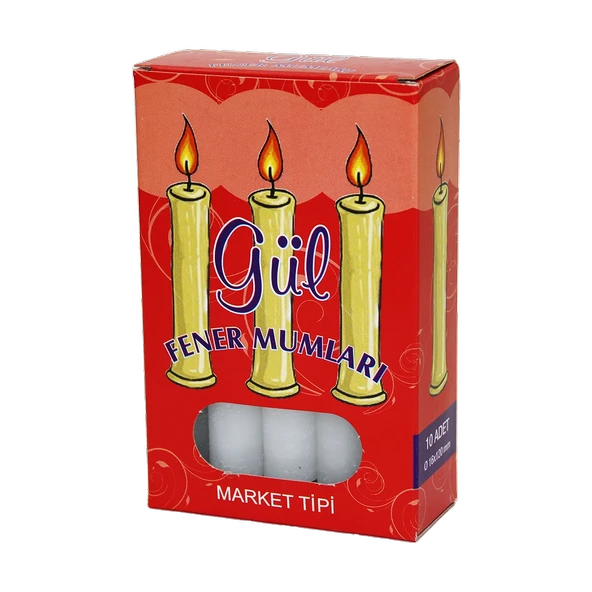 10 Parça Market Mum (5047) ürün görseli 1