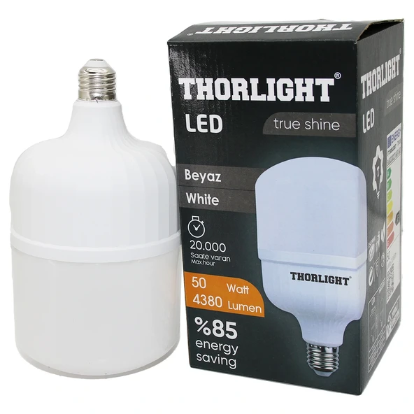 Thorlight 50W E27 Torch T-Shape Beyaz Led Ampul T-50B (5047) ürün görseli 1