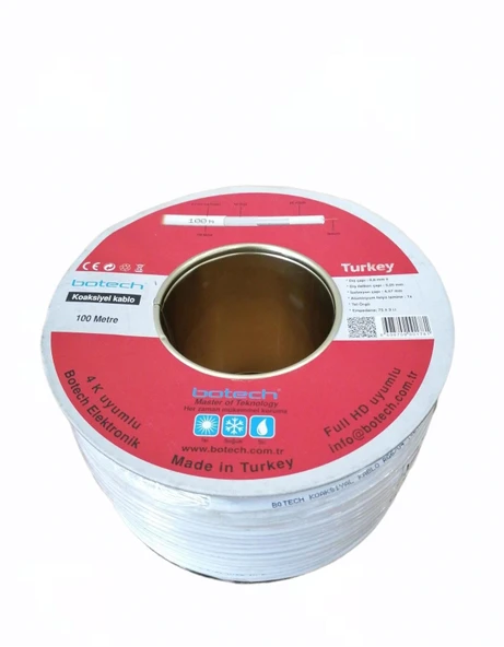 100Mt Uydu Anten Kablosu Rg 6U (5047) ürün görseli 1