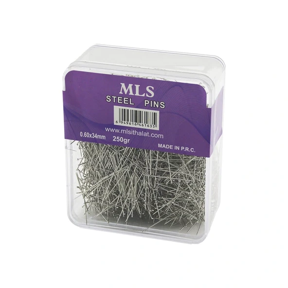Toplu İğne 0.60X34Mm 250Gr Şeffaf Mi̇ka Kri̇stal Pls.Kutulu Ambalaj (5047) ürün görseli 1