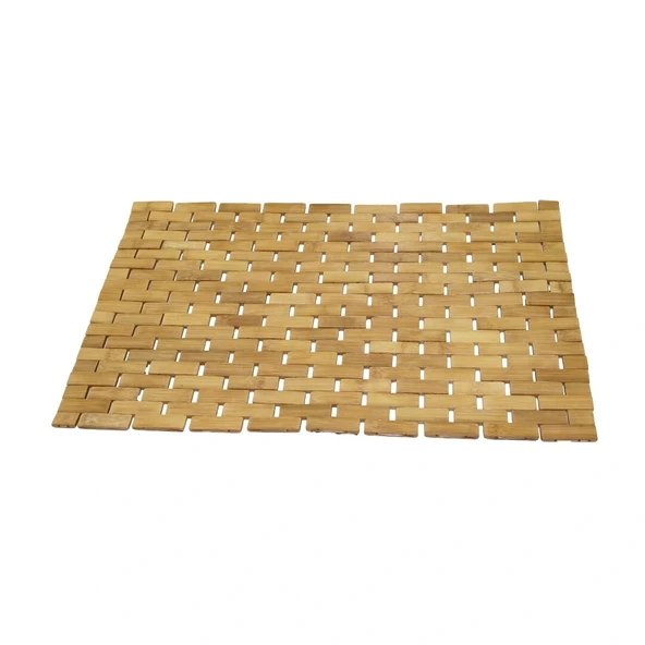 Di̇kdörtgen - Bambu Kaydirmaz Banyo Paspasi 42X62Cm (5047) ürün görseli 1