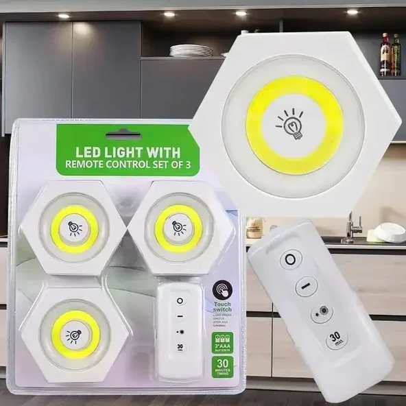 Uzaktan Kumandalı Led Işık Altı Gen [3&Amp;Apos;Lü Set] (5047) ürün görseli 1