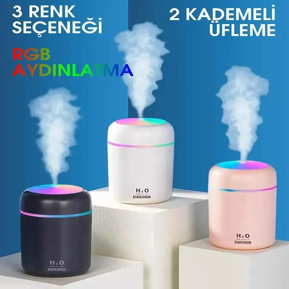 H2O Led Işıklı Oda Hava Nemlendirici (5047) ürün görseli 1