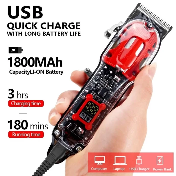 Dearling Şarjlı Saç Kesme Makinesi Rf-107 (5047) ürün görseli 1