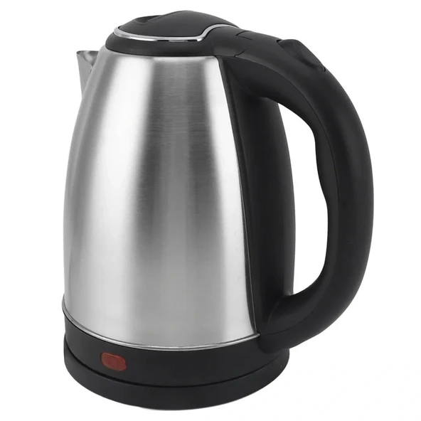 Crown Crw-7102 1500W 1.8 Litre Lüks Çelik Su Isıtıcı Kettle İnox (5047) ürün görseli 1