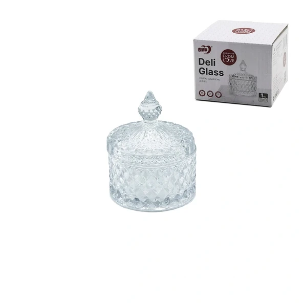 Deli̇ Glass Tg1073-3/L1 Diamond Cam Şekerli̇k (5047) ürün görseli 1