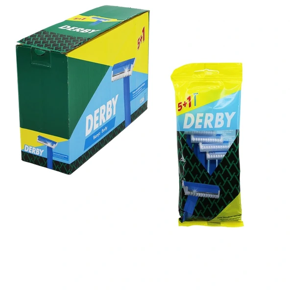 Derby Banyo - Body 5+1Pcs X 12 Poşetli̇ = 72 Adet Sapli Ji̇let (5047) ürün görseli 1