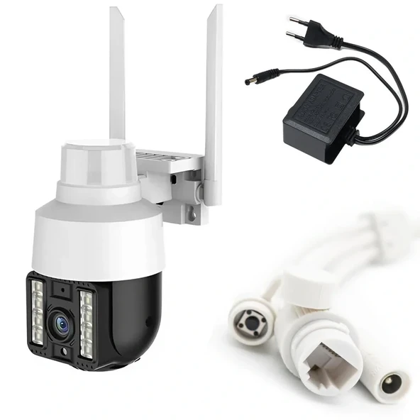 Int-Cmr21 Sd-Kart Destekli Hareketli Sesli Gece Renkli Ptz Akıllı Güvenlik Kamerası (5047) ürün görseli 1