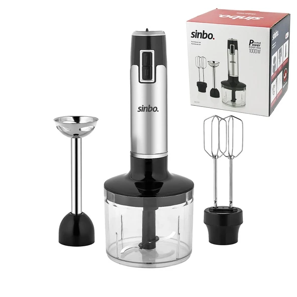 Multi̇ Turbo El Blender Seti̇ Ayarlanabi̇li̇r Kademe Hiz 700Ml Hazne Shb-3181 (5047) ürün görseli 1