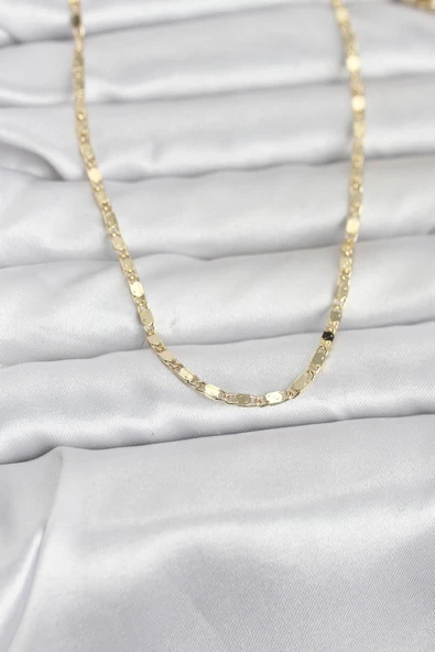 Cm 14K Gold Renk Ezme Zincir 60 Cm Kadın Kolye ürün görseli 1