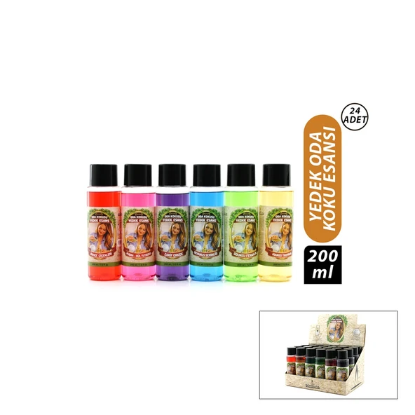 24 Adet 200Ml Mi̇x Oda Kokusu Yedek Esans (5047) ürün görseli 1