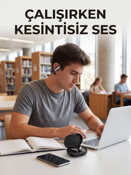 Spor Kulaklığı Kulak Kancalı Kutulu ürün görseli 1