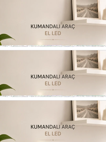 Aracınız İçin Eğlenceli Güvenli İletişim: Led Jest Lambası, Uzaktan Kumandalı, Kolay Montaj ürün görseli 1