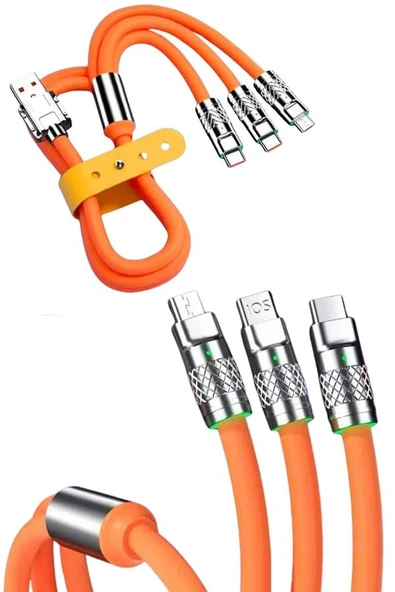 Çoklu Kablosu Usb İos 120W Hızlı Kablosu ürün görseli 1