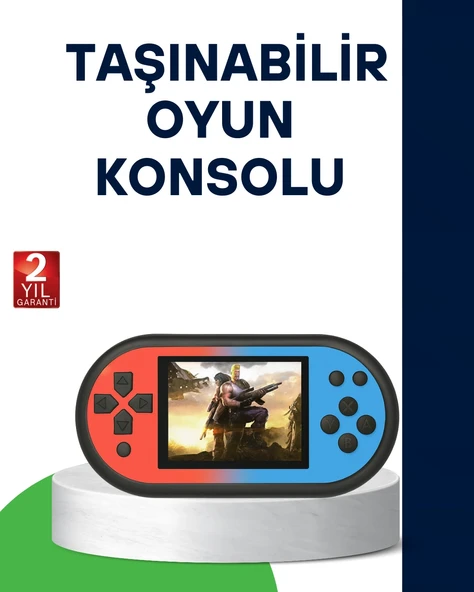 520 Oyunlu Taşınabilir Oyun Konsolu Ekranlı Eğlence ürün görseli 1