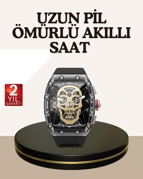Dokunmatik Akıllı Saat Sesli Asistanlı Geniş Özellikli ürün görseli 1