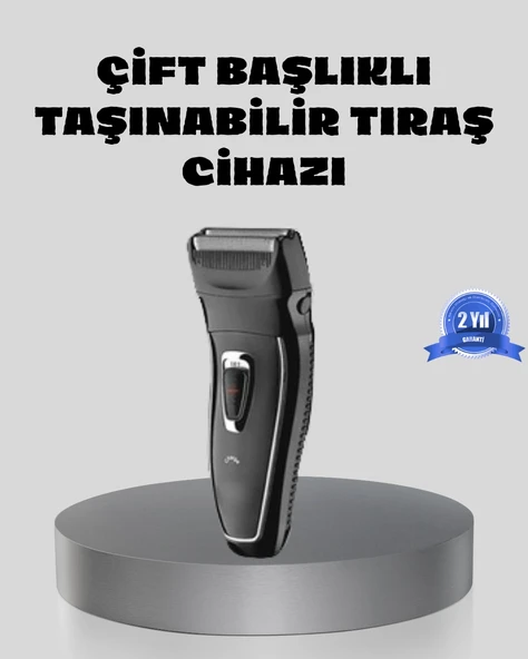 Erkek Tıraş Makinesi Kuru Tıraş Folyo Başlık Yıkanabilir Gövde ürün görseli 1