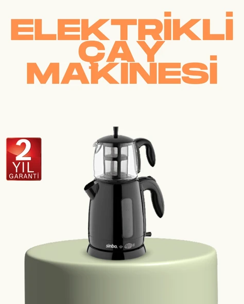 Susuz Çalışma Emniyetli Elektrikli Çay Makinesi ürün görseli 1
