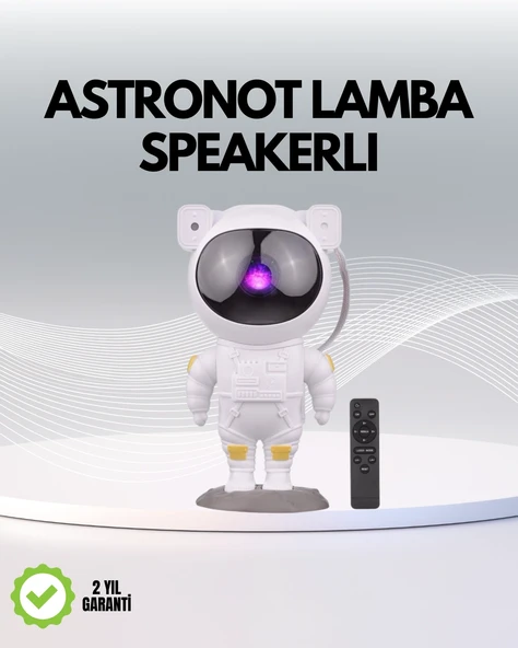Usb Güç Bağlantılı Çok Fonksiyonlu Astronot Gece Lambası ürün görseli 1