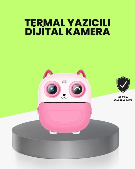 Termal Baskı Özellikli Çocuk Kamerası Video Destekli ürün görseli 1