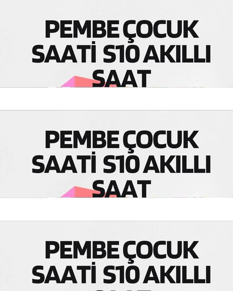 S10 Çocuk Akıllı Saati Konum Geçmişi Alarm Fonksiyonlu ürün görseli 1