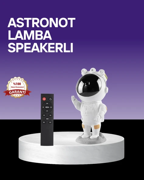 Dekoratif Fonksiyonel Astronot Projeksiyon Aydınlatma ürün görseli 1