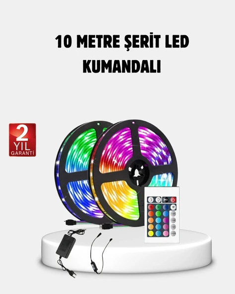 Rgb Şerit Led – Tv Arkası Dekoratif Alanlar İçin Işık Şeridi ürün görseli 1