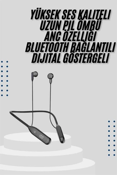 Kablolu Kulak İçi 60 Saat Anc Özellikli Boyun Bantlı ürün görseli 1