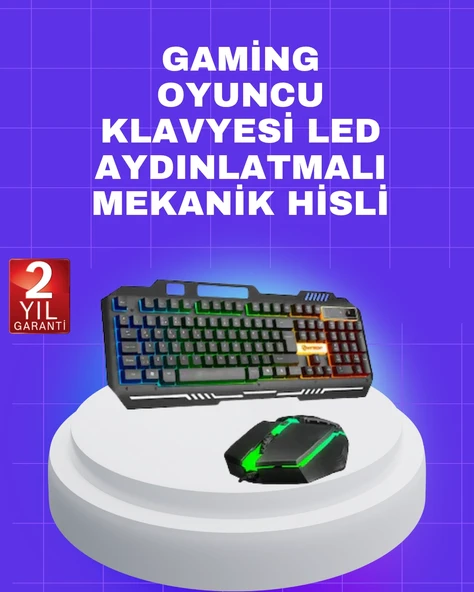 Klavye Mouse – Çatışmasız Tuş, Hızlı Tepki Süresi ürün görseli 1
