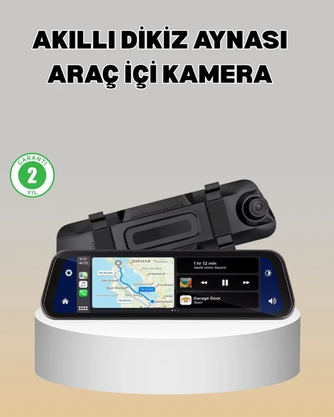Gece Görüşlü Araç Dikiz Aynası Kamera Park Monitörlü ürün görseli 1