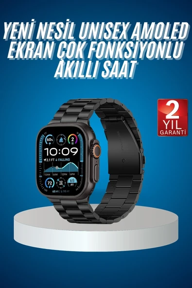 Akıllı Saat 3 Kordonlu Waterproof Adımsayar, Titreşim Gps Özelliği ürün görseli 1