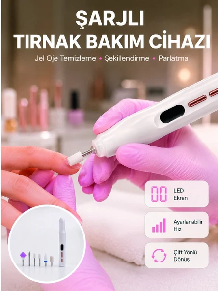 Evde Profesyonel Kullanıma Uygun Tasarımlı Tırnak Bakım ürün görseli 1