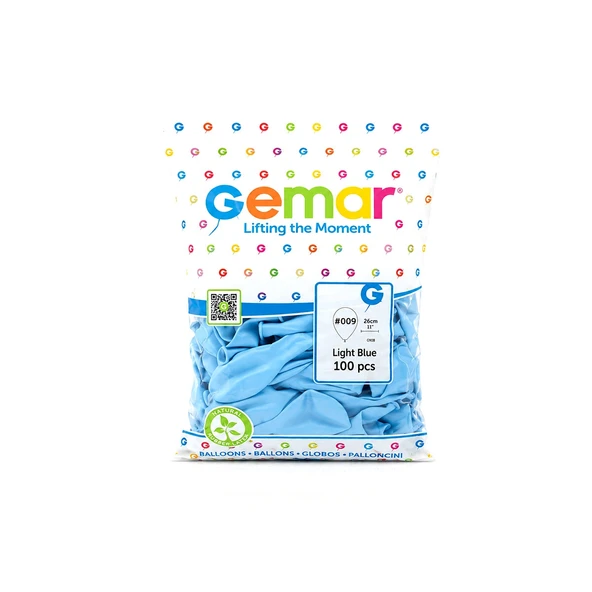 İç Mekan - Açik Mavi̇ Balon 10 Inc - 26Cm - 100Pcs (5047) ürün görseli 1