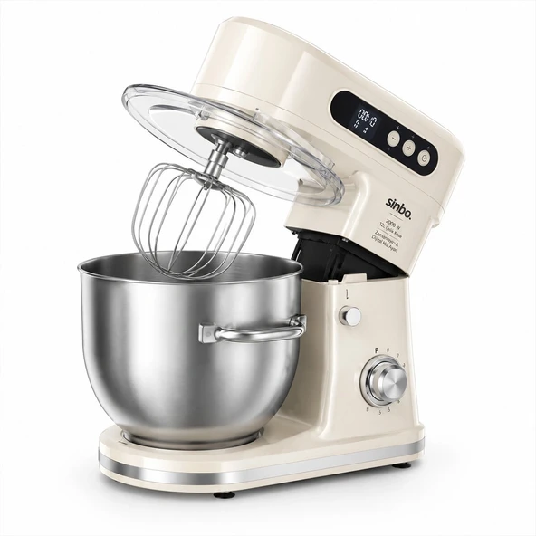Standli Mi̇kser - Blender Seti̇ Hamur Yoğurucu - Çirpici - Kariştirici 8Kadem. Hiz Ayar 12Lt Hazne 2000W Smx-2779 (5047) ürün görseli 1