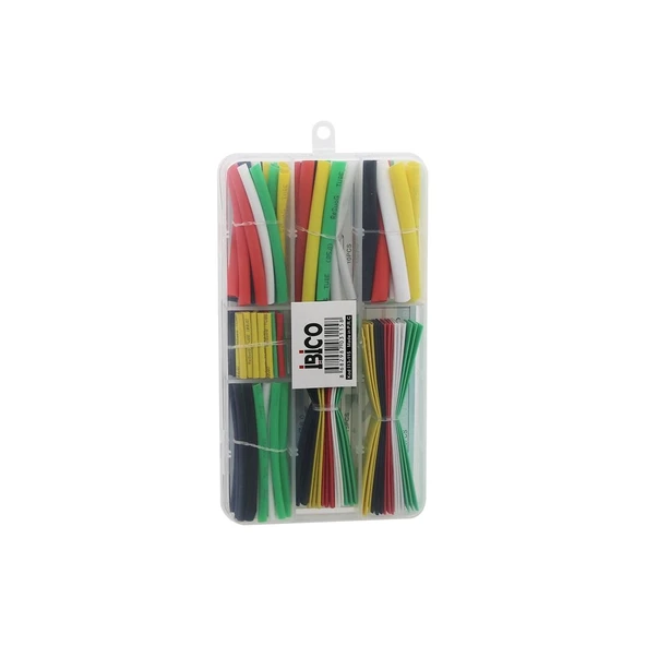 140Pcs Makaron Kablo Tami̇r Seti̇ Isiyla Büzüşmeli̇ Daralan Hortum (5047) ürün görseli 1
