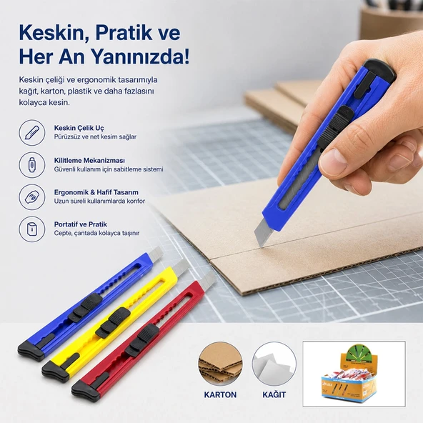 60 Adet Küçük Plasti̇k Falçata Maket (5047) ürün görseli 1