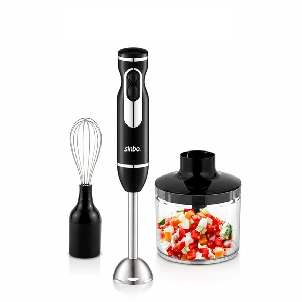 2Hiz Ayar - Paslanmaz Çeli̇k El Multi̇ Blender Seti̇ 700Ml Hazneli̇ Shb-7529 (5047) ürün görseli 1