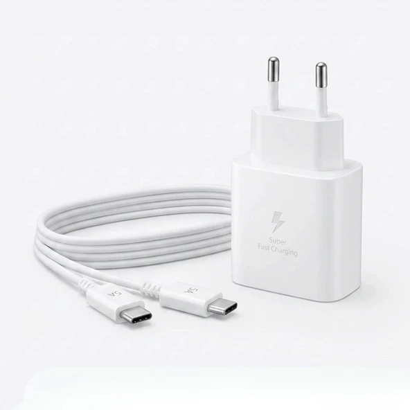 45W Süper Hızlı Adaptörü Pd 3.0 Pps Fast Charger + 5A To Kablo (5047) ürün görseli 1
