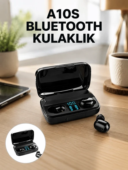Tws A10S 5.0 – Yüksek Ses Kalitesi, Ergonomik, Uzun Pil Ömürlü Yeni Nesil ürün görseli 1