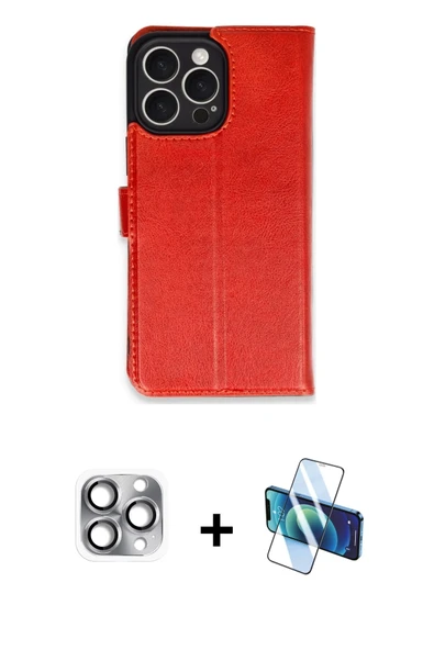 MARSİLYAN™- iPhone 16 Pro Max Kılıf Siluet Işık Serisi - Siyah 3D Antistatik Seramik Nano Ekran Koruyucu + Pers Alüminyu ürün görseli 1