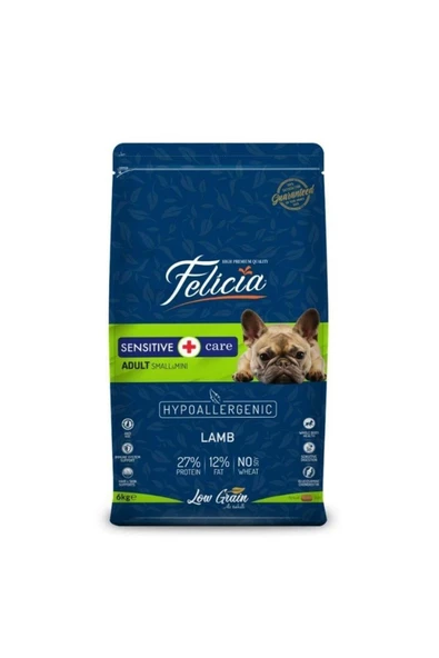 Düşük Tahıllı Hypoallergenic 3kg Felicia Small Mini Adult Kuzulu Yetişkin Köpek Maması ürün görseli 1