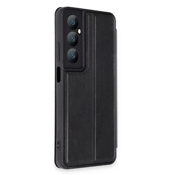 C65 Flip Cover - Siyah - Resim 2