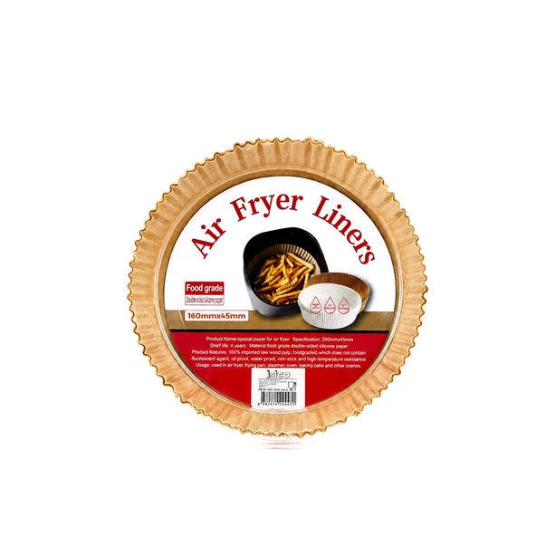 50Pcs Yuvarlak Taban: 16Cm - Kenar: 4.5Cm Ai̇r Fryer Pi̇şi̇rme Kalip Kağit (5047) ürün görseli 1