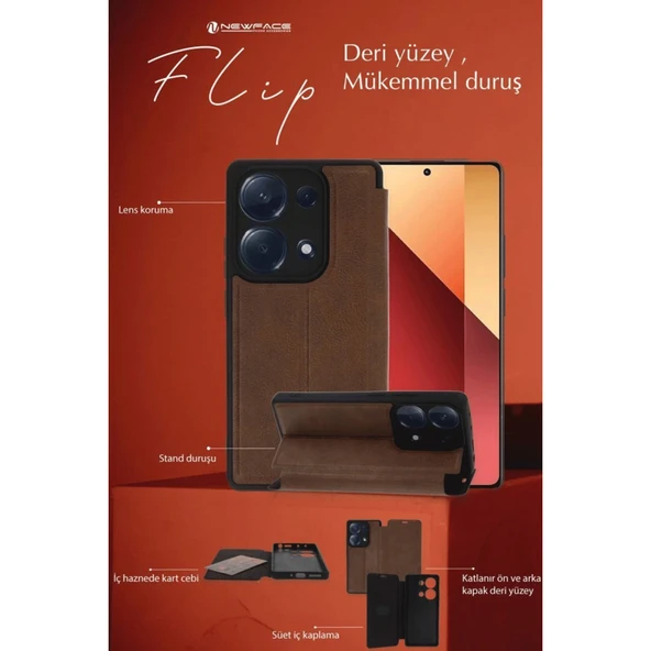 A35 5G Flip Cover - Siyah - Resim 3