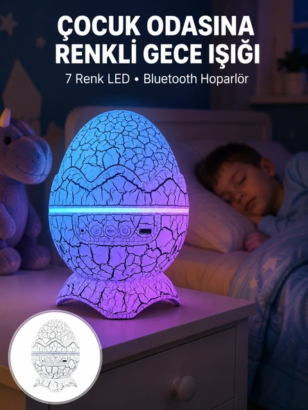 Dinazor Yumurta Gece Lambası Yeni Nesil ürün görseli 1