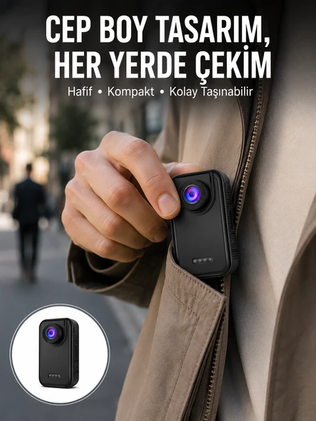 Vlog Sosyal Medya Çekimleri İçin Kompakt Taşınabilir Kamera Yeni Nesil ürün görseli 1