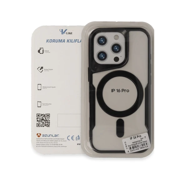 İphone 16 Boyi Silikon Kapak - Gümüş - Resim 3
